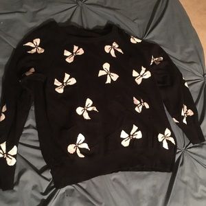 Torrid Black bow sweater